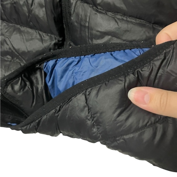 Club Room Mens’ Packable Down Puffer Jacket M Performance Full Zip Travel Black - Picture 4 of 7